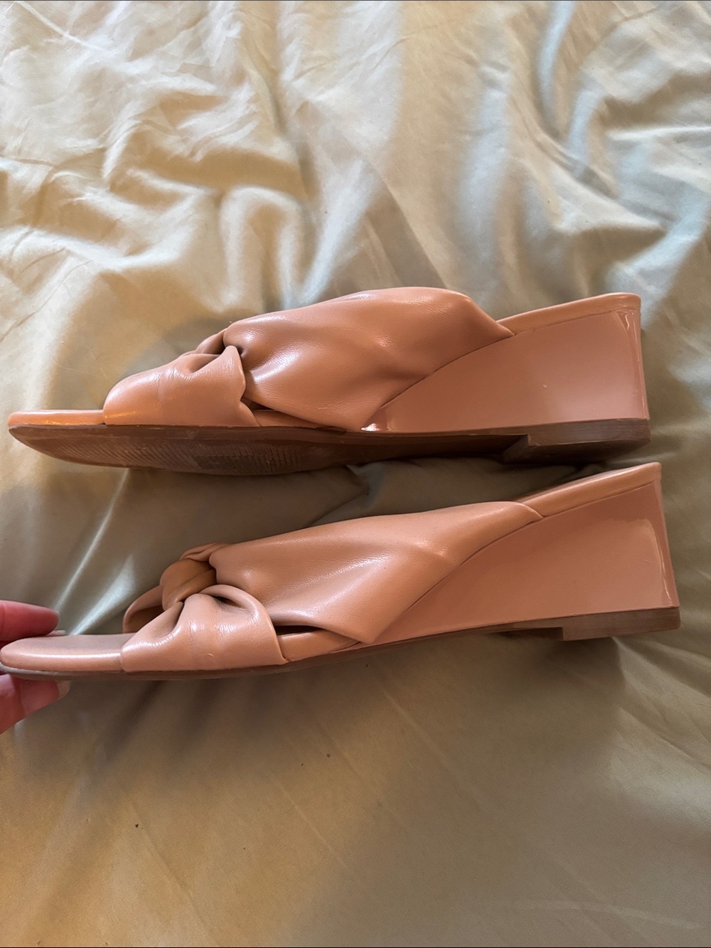 Anne Klein Wedge Slide Sandals - Picture 2 of 6